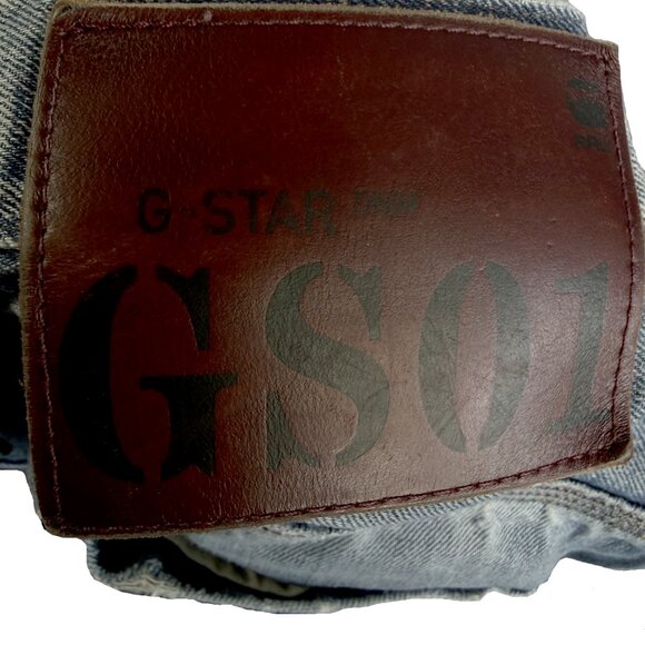 G-STAR RAW GS01 New Radar Tapered Distressed Jeans Men's Size 34x32 - Picture 7 of 16